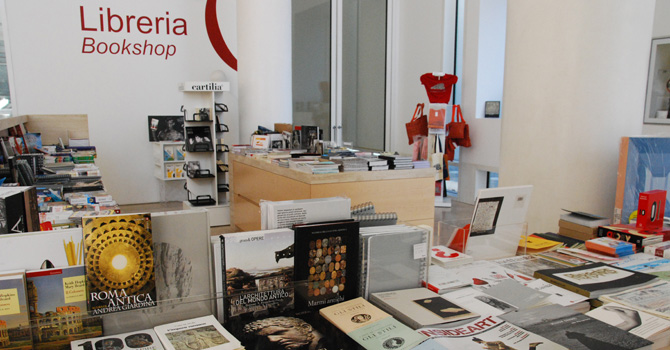 La libreria del Museo dell'Ara Pacis
