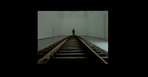 Dani Karavan, Man walking on railways